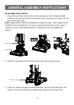 Предварительный просмотр 7 страницы Vacmaster UC0101 Use & Care Manual