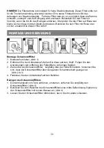 Preview for 27 page of Vacmaster VBV1330PF Operator'S Manual