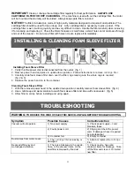 Preview for 11 page of Vacmaster VBV809PF Operator'S Manual