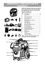 Preview for 5 page of Vacmaster VF409 Operator'S Manual