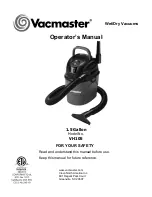 Preview for 1 page of Vacmaster VH105 Operator'S Manual