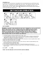 Предварительный просмотр 7 страницы Vacmaster VHB305M 0101 Operator'S Manual