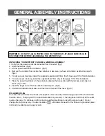 Предварительный просмотр 6 страницы Vacmaster VJ206H Operator'S Manual