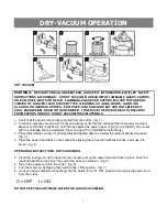 Предварительный просмотр 7 страницы Vacmaster VJ607 Operator'S Manual