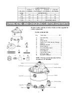 Предварительный просмотр 5 страницы Vacmaster VJ809 Operator'S Manual