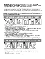 Предварительный просмотр 10 страницы Vacmaster VJ809 Operator'S Manual