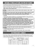 Preview for 4 page of Vacmaster VJC1412PWT 0201 Operator'S Manual