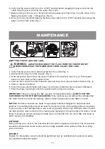 Preview for 12 page of Vacmaster VJF608PF 0201 User Manual