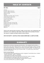 Preview for 2 page of Vacmaster VJF912PF 0201 Operator'S Manual