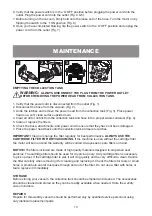 Preview for 13 page of Vacmaster VJF912PF 0201 Operator'S Manual