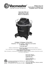 Предварительный просмотр 1 страницы Vacmaster VJF912PF 0202 Operator'S Manual