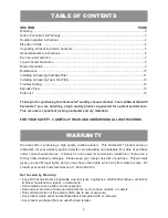 Preview for 2 page of Vacmaster VJH1211PF 0201 Operator'S Manual