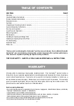 Preview for 2 page of Vacmaster VJH1211PF 0203 Operator'S Manual