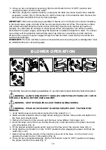 Preview for 10 page of Vacmaster VJH1211PF 0203 Operator'S Manual