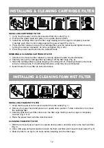 Preview for 12 page of Vacmaster VJH1211PF 0203 Operator'S Manual