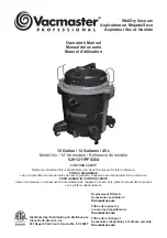 Preview for 1 page of Vacmaster VJH1211PF 0204 Operator'S Manual