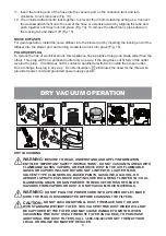 Preview for 9 page of Vacmaster VJH1211PF 0204 Operator'S Manual