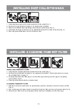 Preview for 15 page of Vacmaster VJH1211PF 0204 Operator'S Manual