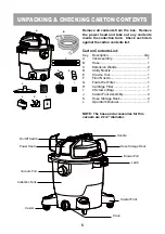 Preview for 5 page of Vacmaster VJH1211PF 1101 Operator'S Manual