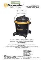 Preview for 1 page of Vacmaster VJH1612PF 0201 Operator'S Manual