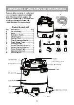 Предварительный просмотр 5 страницы Vacmaster VJH2012PF 1101 Operator'S Manual