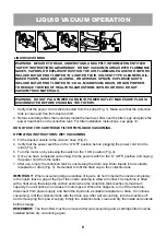 Предварительный просмотр 8 страницы Vacmaster VJH2012PF 1101 Operator'S Manual