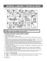 Предварительный просмотр 6 страницы Vacmaster VJS1211 Operator'S Manual