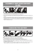 Preview for 21 page of Vacmaster VK609PFR 0201 Operator'S Manual