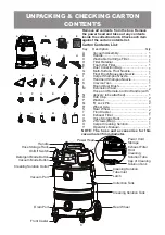 Предварительный просмотр 8 страницы Vacmaster VK809PWR 0201 Operator'S Manual