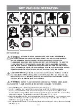 Предварительный просмотр 10 страницы Vacmaster VK811PH Operator'S Manual