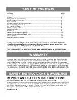 Preview for 2 page of Vacmaster VMVQ1220SS Operator'S Manual