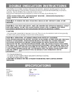 Preview for 4 page of Vacmaster VMVQ1220SS Operator'S Manual