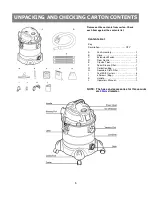 Preview for 5 page of Vacmaster VMVQ1220SS Operator'S Manual