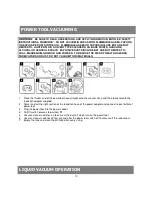 Preview for 10 page of Vacmaster VMVQ1530SWDC Operator'S Manual