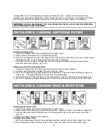 Preview for 13 page of Vacmaster VMVQ1530SWDC Operator'S Manual