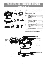 Preview for 6 page of Vacmaster VOA407S Operator'S Manual