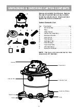 Preview for 5 page of Vacmaster VOC1210PF Operator'S Manual