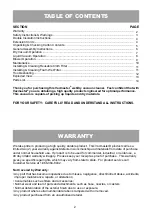 Preview for 2 page of Vacmaster VOC507PF Operator'S Manual