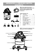 Preview for 5 page of Vacmaster VOC507PF Operator'S Manual