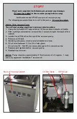 Preview for 3 page of Vacmaster VP545 Operator'S Manual