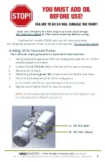 Preview for 3 page of Vacmaster VP800 User Manual