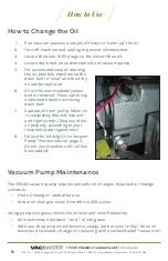 Preview for 8 page of Vacmaster VP800 User Manual