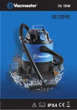 Vacmaster VQ1220PFC Manual preview