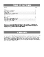 Preview for 2 page of Vacmaster VQ407S-A Operator'S Manual