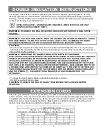 Preview for 4 page of Vacmaster VQ407S-A Operator'S Manual