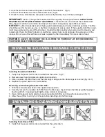 Предварительный просмотр 10 страницы Vacmaster VQ407S-A Operator'S Manual