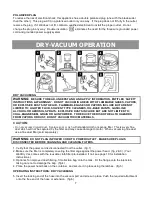 Предварительный просмотр 7 страницы Vacmaster VQ407S Operator'S Manual