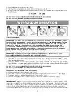 Предварительный просмотр 8 страницы Vacmaster VQ407S Operator'S Manual