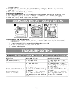 Предварительный просмотр 11 страницы Vacmaster VQ407S Operator'S Manual