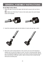 Предварительный просмотр 8 страницы Vacmaster VSG2101 Use & Care Manual